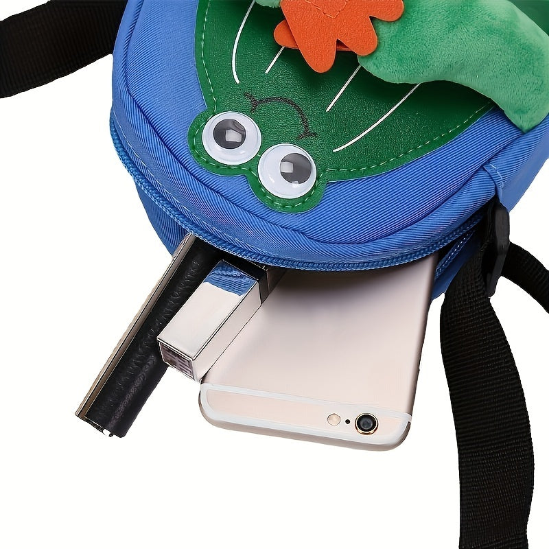 Ugly Frog Crossbody Bag Animal Shoulder Bag Stuffed Coin Purse