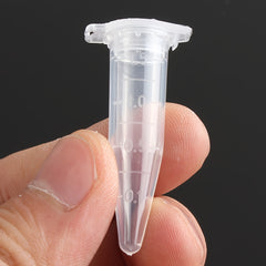 50pcs 1.5ml Micro Plastic Test Tube Centrifuge Vial Snap Cap