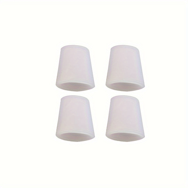 4pcs Silicone Toe Sleeves Overlapping Separator Fit Night Home Use