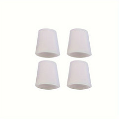 4pcs Silicone Toe Sleeves Overlapping Separator Fit Night Home Use
