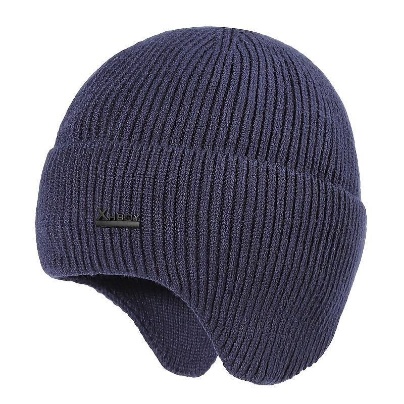 Cold-proof Thickened Knitted Wool Ear Hat