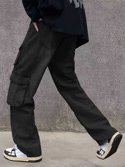 Men's Wide Leg Baggy Denim Pants Spring Summer