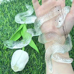 Soft Squeeze Toy Snake Green TPR Material Classroom Rewards