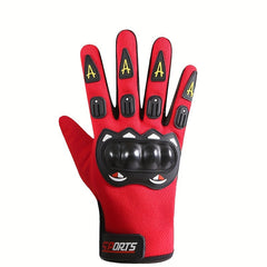 Touch Screen Racing Cycling Gloves Anti-fall Finger Protection Gloves