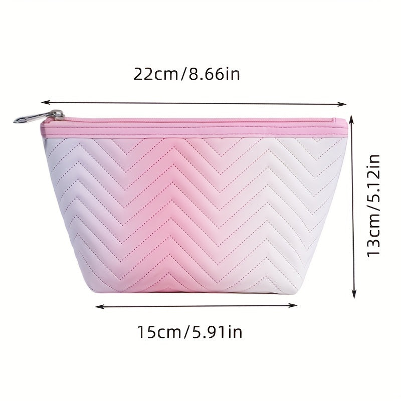 Portable Gradient Toiletry Travel Bag for Women