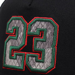 Men's Hip Hop Hat with Number Embroidery