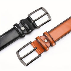 Men's Leather Business Leisure High Pure Cowhide Belt
