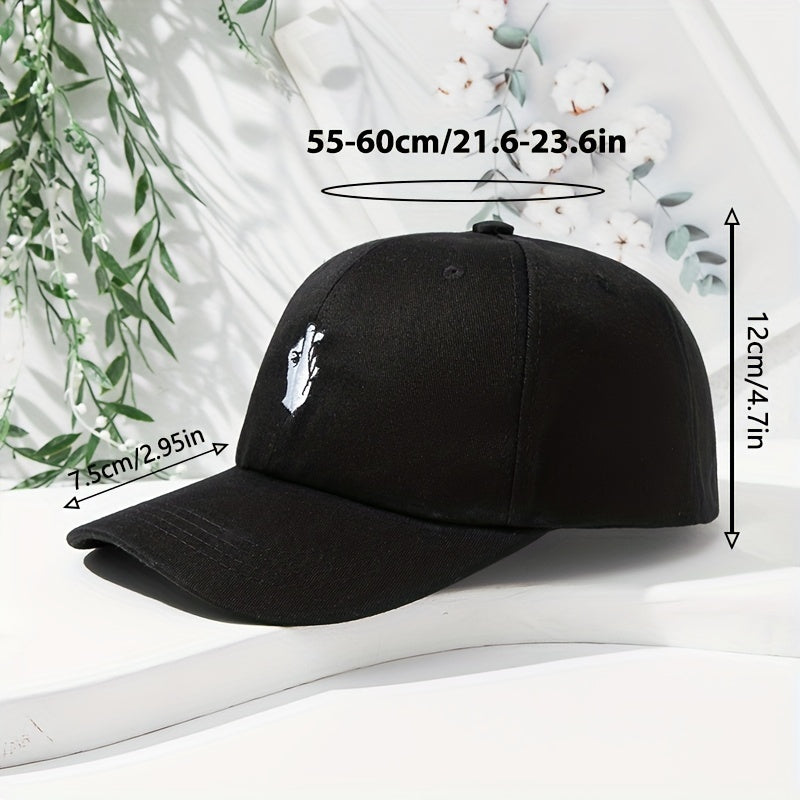 Love Gesture Embroidered Baseball Cap Sun Protection Hat