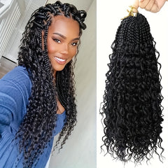 45 72 Cm Boho Box Braids 1 Pack Goddess Box Braids Burgundy