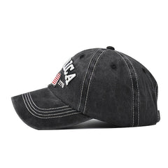 Embroidered America Flag Baseball Cap