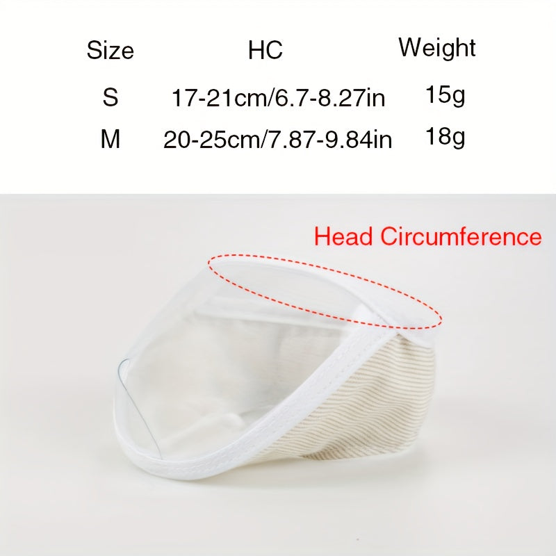 Transparent Cat Eye Mask for Grooming and Cleaning