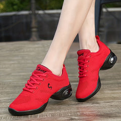 Women's Arch Support Jazz Dance Shoes Air Cushion Athletic Sneakers