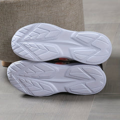 Halloween Witch Pattern Soft Thick Sole Shock Absorption Elastic Woven Shoes