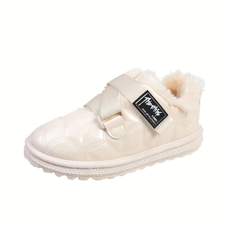Women's Winter Walking Shoes Plush Inner Thermal Flat Shoes
