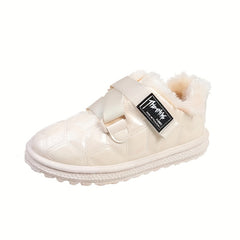 Women's Winter Walking Shoes Plush Inner Thermal Flat Shoes