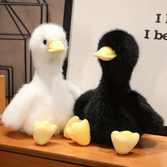 OGAJGUA Duck Plush Toy Soft Stuffed Animal 3 Colors Pink Yellow