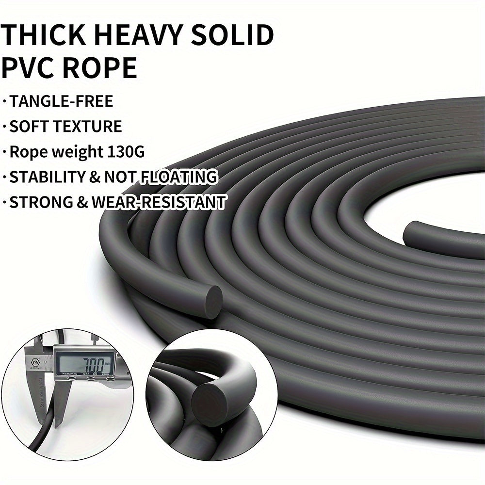 Aluminum Handle Skipping Rope 7mm Heavy Jump Rope 3M 10ft Long