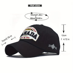 Canadian Embroidered Baseball Cap for Men Women