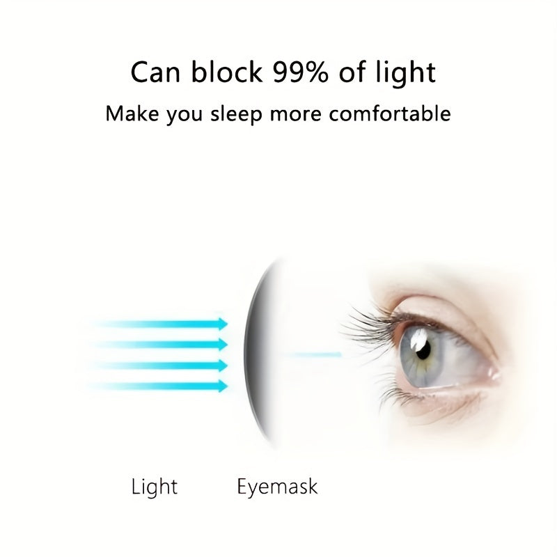 3D Eye Mask for Travel Sleep Men Women Light Proof Eye Protective
