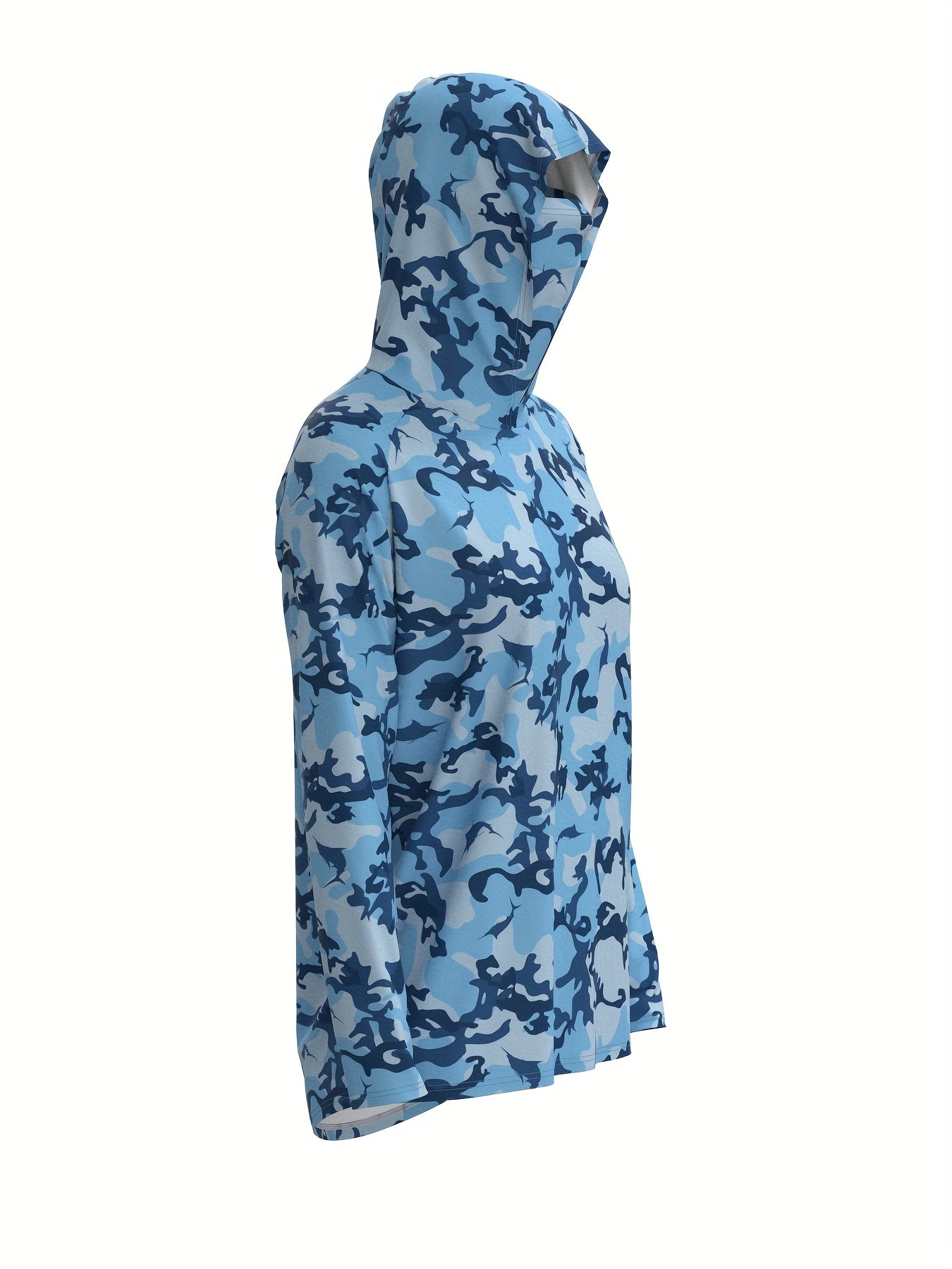 Sun Protection Hooded Coat Quick Drying Mask Fishing Running Jacket