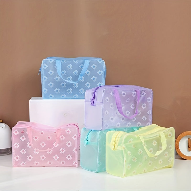 Waterproof Cosmetic Zipper Bag Lightweight Storage Bag Makeup Bag