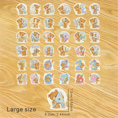 36pcs Cartoon Letter Stickers for Cup Notebook Phone Furniture Decoration