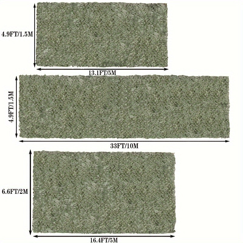 Camouflage Netting for Concealment and Sunshade