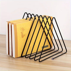 1pc Book Organizer Magazine Holder Desktop File Sorter Organizer Bookend