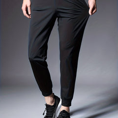 Classic Quick Drying Comfy Joggers Men's Casual High Stretch Loose Fit Pants