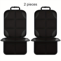 2pcs Car Seat Protectors With Thickened Pad And Non Slip Back Liner