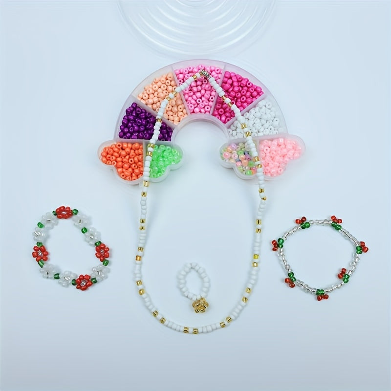 Double head Fish Shape Box Of 9 Colors 3mm Soft Clay Beads For DIY