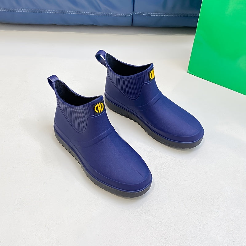 Men Rain Boots - Waterproof Non slip Shoes for Outdoor Fishing
