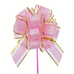 2pcs 3D Ball Lace Ribbon Streamers Festive Decoration