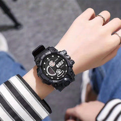 Kids Sports Waterproof Electronic Watch - Round Wrist Watch