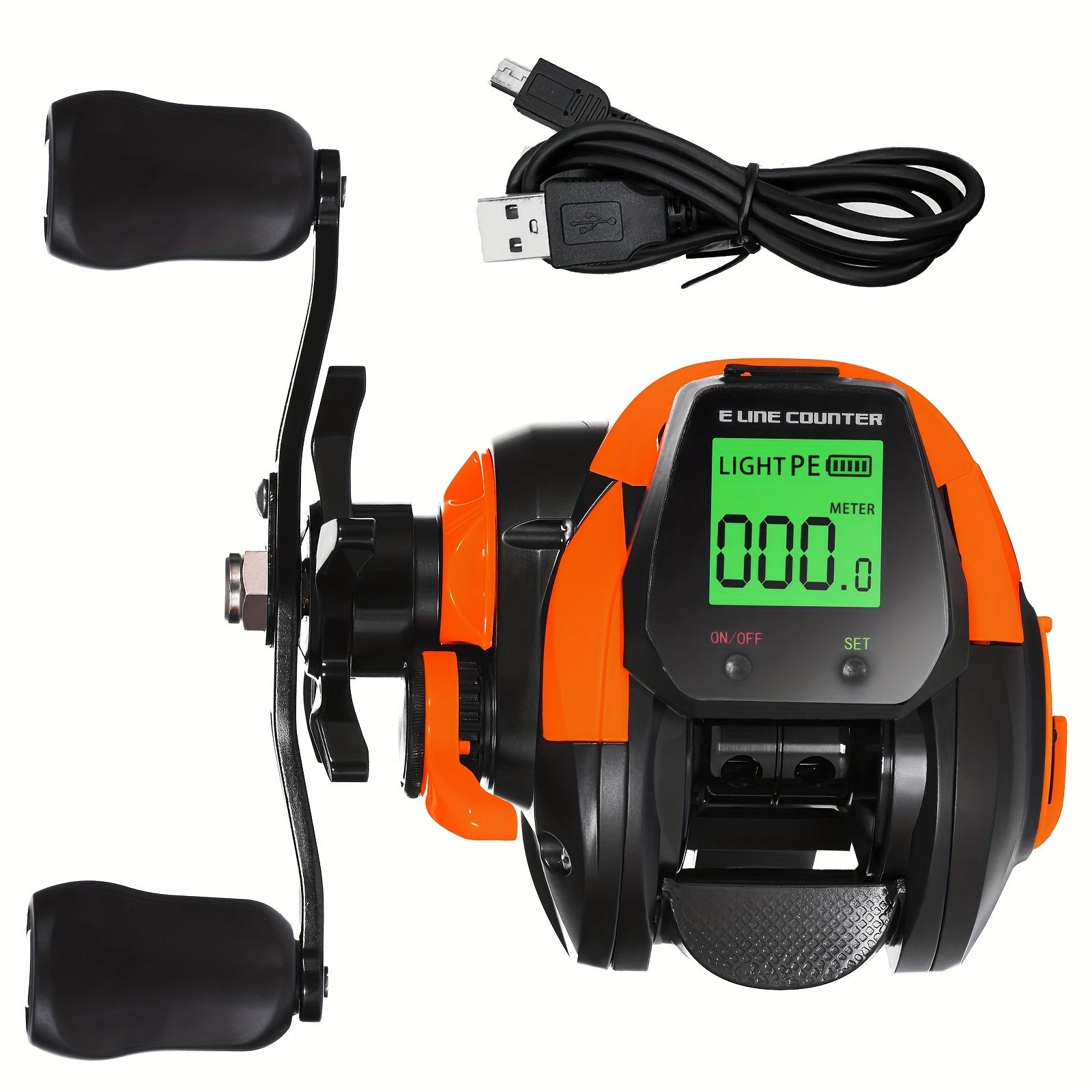 SAMOLLA 1pc Baitcasting Fishing Reel 7.2:1 Ratio 10kg Max Drag