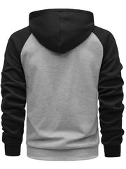 Men's Hooded Cardigan Fleece Top Coat