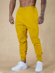 Men's Drawstring Sweatpants Casual Jogger Pants for Autumn Winter