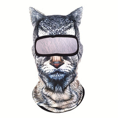 3D Animal Pattern Printed Mask for Summer Outdoor Sun Protection
