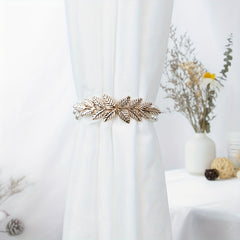 Faux Pearl Stretch Curtain Tieback for Home Decor