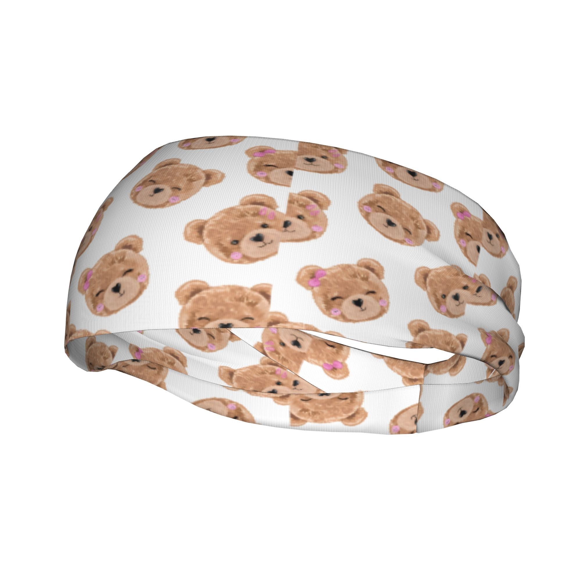 Teddy Bear Sports Headband Wicking & Breathable for Yoga Gym Running