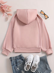 Girls Sweatshirt 'Sorry I'm Late I Didn't Want To Come'