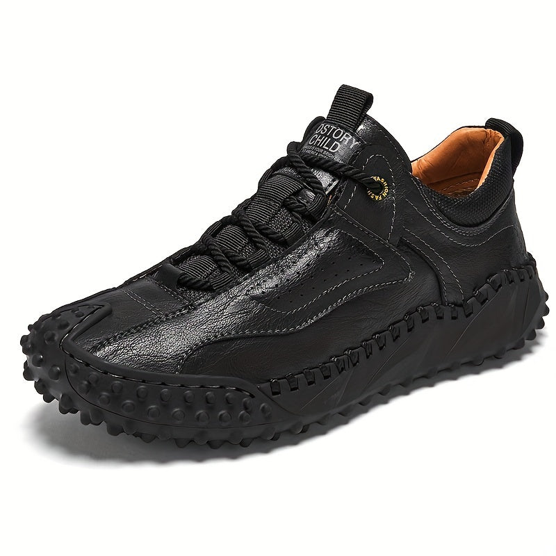 Men's Stitched Outdoor Hiking Shoes - Non Slip & Wear Resistant