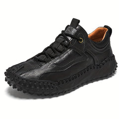 Men's Stitched Outdoor Hiking Shoes - Non Slip & Wear Resistant