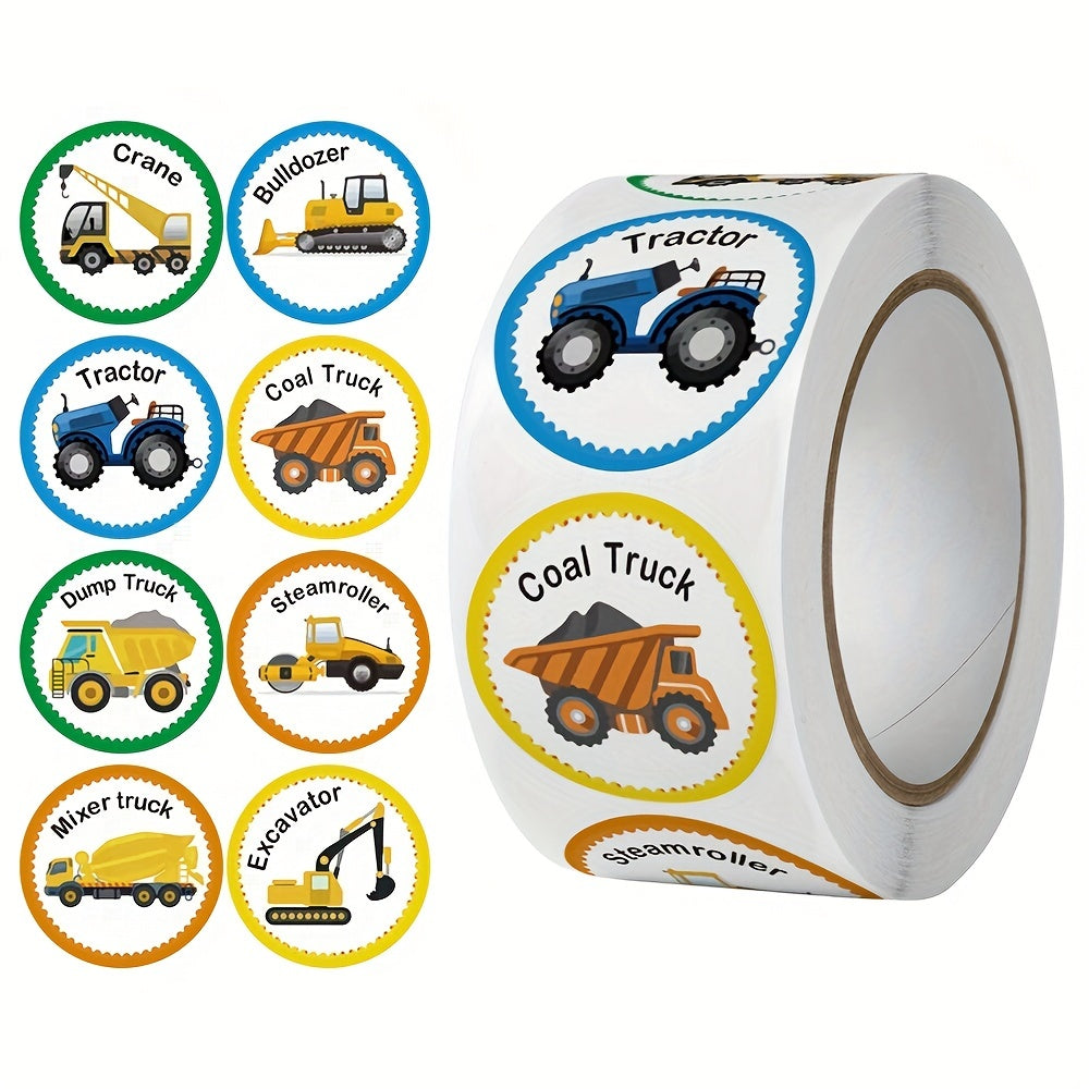 500pcs Cartoon Vehicle Stickers Funny Self-adhesive DIY Craft Decoration