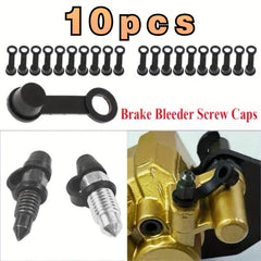 10pcs Brake Pump Dust Cover & Tweezers Set