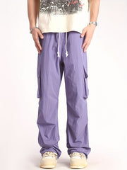 Cargo Pants Men s Flap Pocket Trousers Loose Casual Outdoor Pants