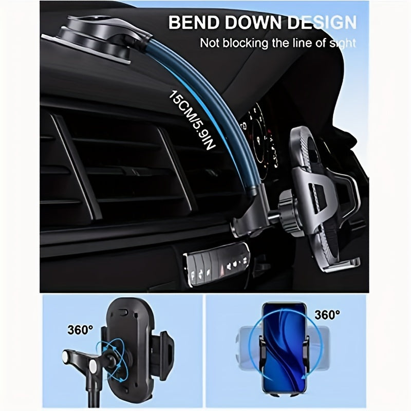 Car Phone Holder Central Control Panel Suction Cup