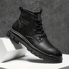 Men's Lace up Ankle Boots Casual Walking Shoes