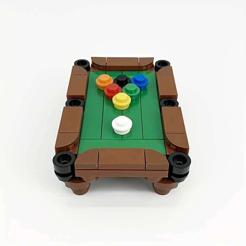 Mini Pool Table Building Blocks Toys Educational Toy