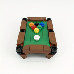 Mini Pool Table Building Blocks Toys Educational Toy